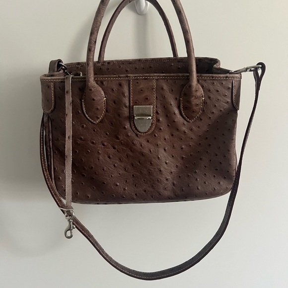 VTG DOONEY & BOURKE Ostrich Skin Bag - Picture 13 of 16
